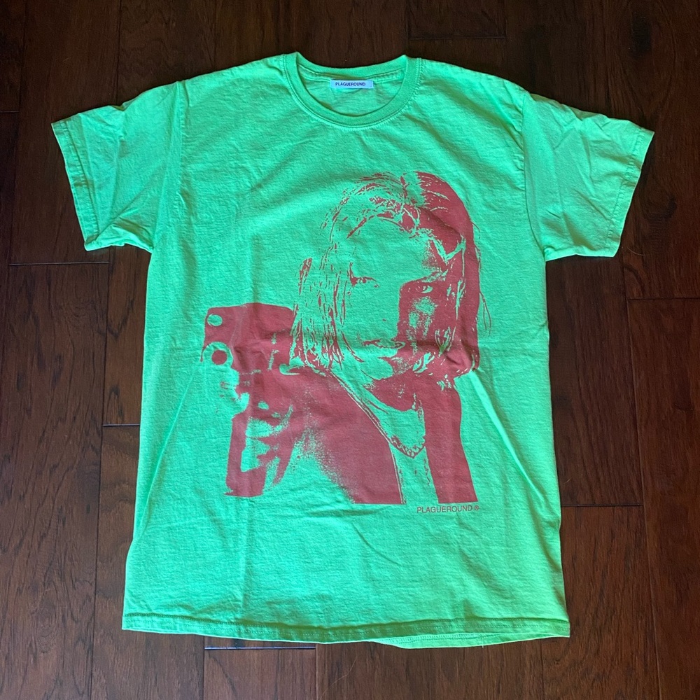 orange and green the fifth sense graphic t-shirt handmade